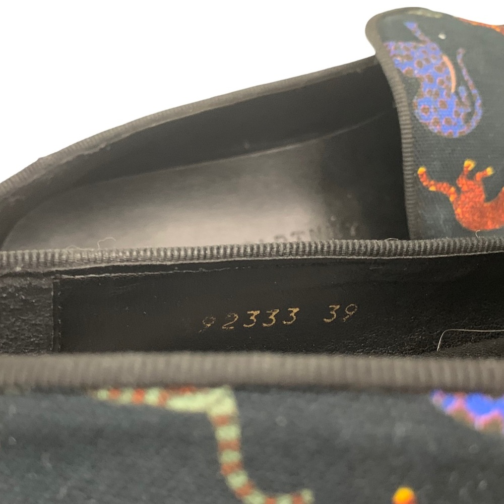 Stella McCartney Black Binx Crouching Cat Platform Loafers Size EU 39 Runs Small - Picture 10 of 10